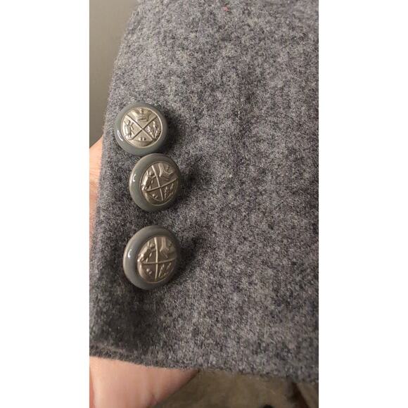 Vintage classic gray Pendleton wool blazer 12 - Picture 4 of 10